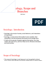 Sociology Its Scope and Definitions