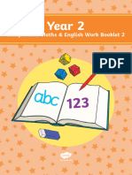 Year 2 Math and English Workbook and More-Education