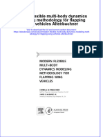 Modern Flexible Multi Body Dynamics Modeling Methodology For Flapping Wing Vehicles Altenbuchner Download PDF Chapter