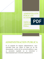Administracion Publica en Guatemala