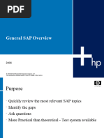 General SAP Overview Training