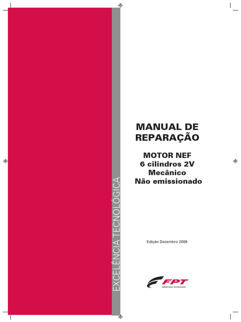 Manual de Reparação do Motor NEF 6 | PDF | Turbocompressor | Motores