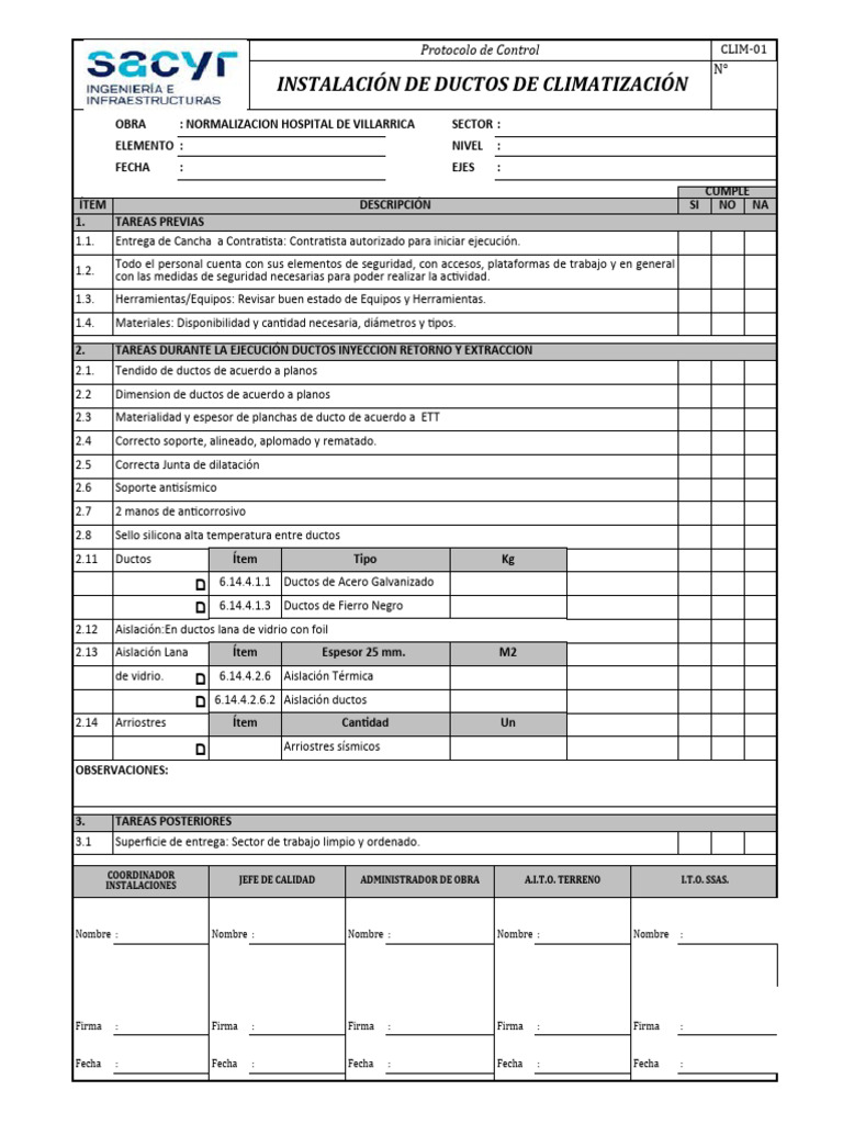 Instalacion De Ductos Pdf Construyendo Tecnología Materiales De