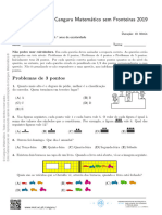 Canguru Matematico Sem Fronteiras 2019