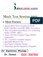 Recnduct Mock Test Session 2023 KPK, Sindh