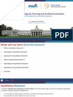 LECTURE - 03 Qualitative vs. Quantitative Research