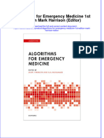 Algorithms For Emergency Medicine 1St Edition Mark Harrison Editor Full Chapter
