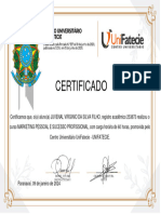 Certificado mkt