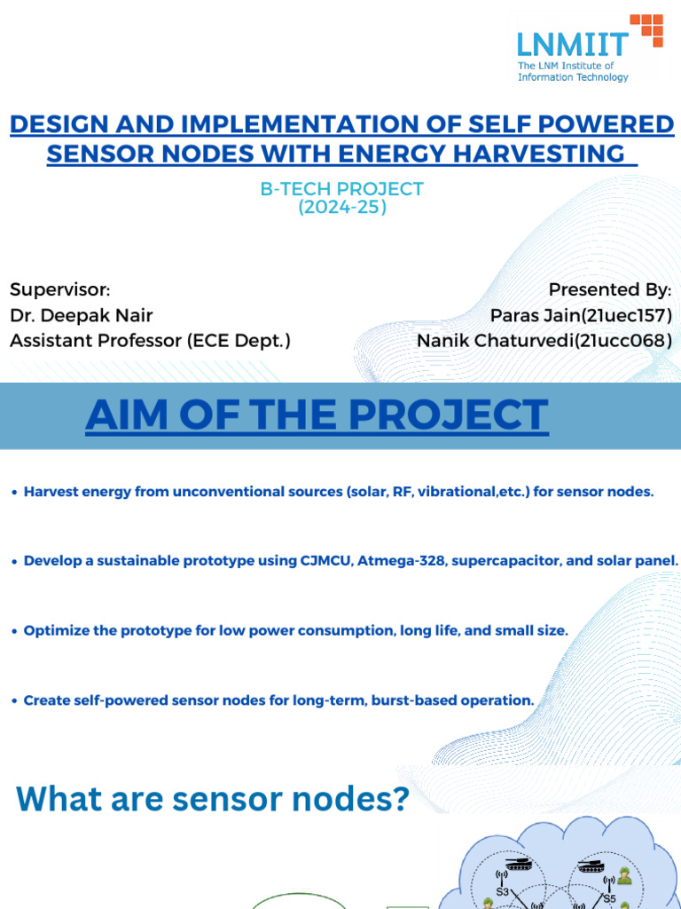 Self-Powered Sensor Nodes with BQ25504 | PDF | Energy Harvesting ...
