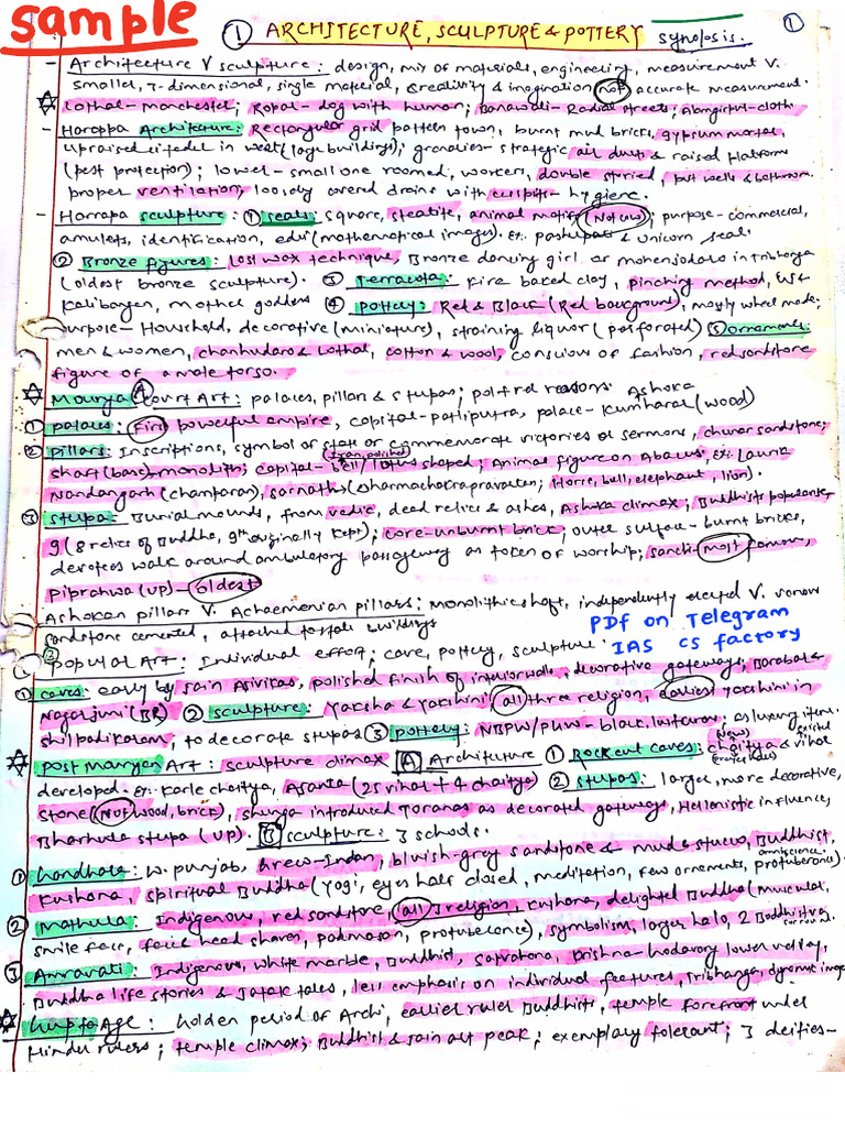 Art & Culture, Labour Sample UPSC EPFO | PDF