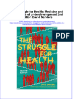 The Struggle For Health Medicine and The Politics of Underdevelopment 2Nd Edition David Sanders Ebook Full Chapter