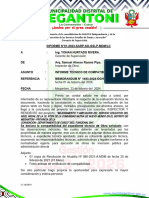 INFORME Nº 0X Informe de Compatibilidad Supervisor