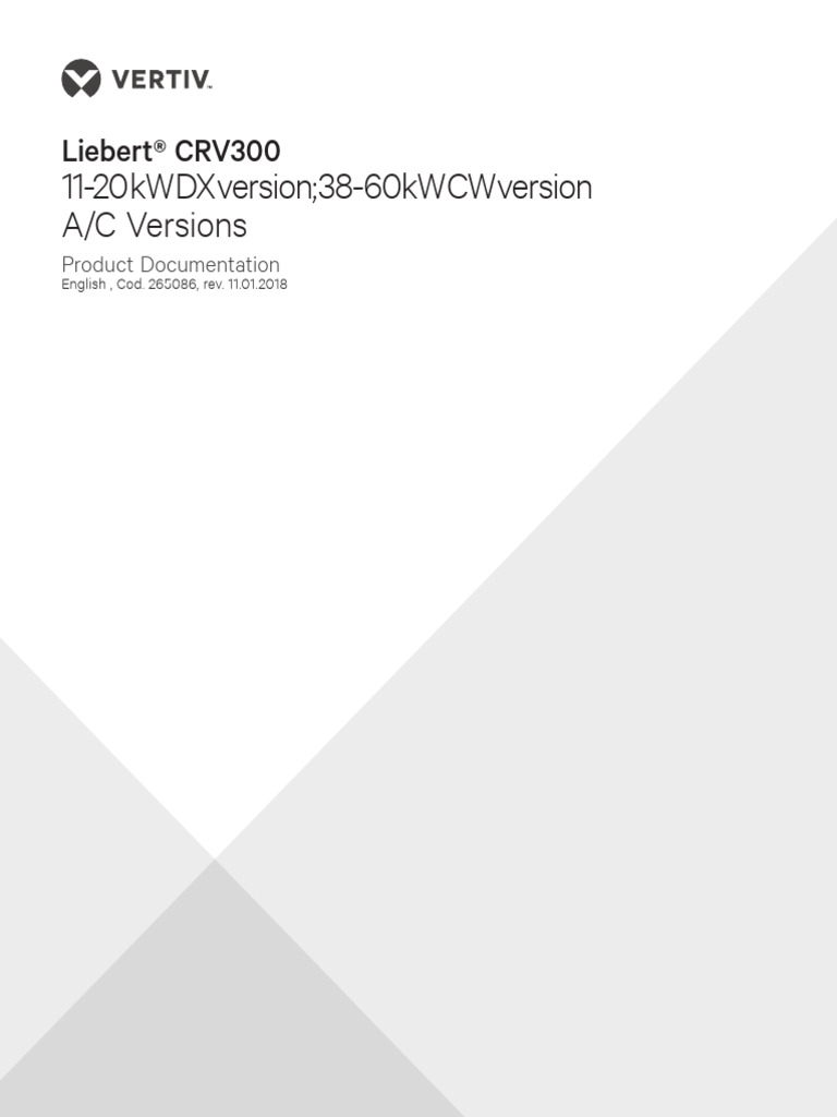 Datablad Vertiv CRV 30 | Download Free PDF | Air Conditioning | Valve
