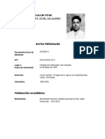 Isaac Arnulfo Jovel Salguero: Curriculum Vitae