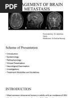 Management of Brain Metastasis