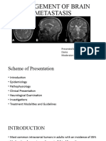 Management of Brain Metastasis