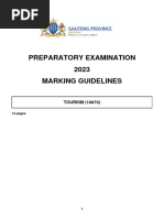 Grade 12 NSC Tourism (English) Preparatory Examination Possible Answers