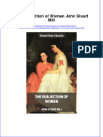 The Subjection of Women John Stuart Mill Ebook Full Chapter