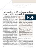 Nya Aspekter På Wallenbergs Syndrom Och Andra Hjärnstamsinfarkter