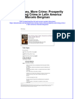 More Money More Crime Prosperity and Rising Crime in Latin America Marcelo Bergman Download PDF Chapter