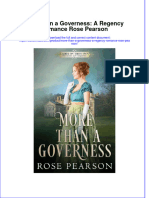 More Than A Governess A Regency Romance Rose Pearson Download PDF Chapter