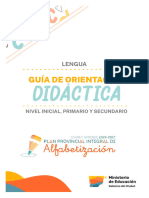 Guia de Orientacion Didactica - Lengua