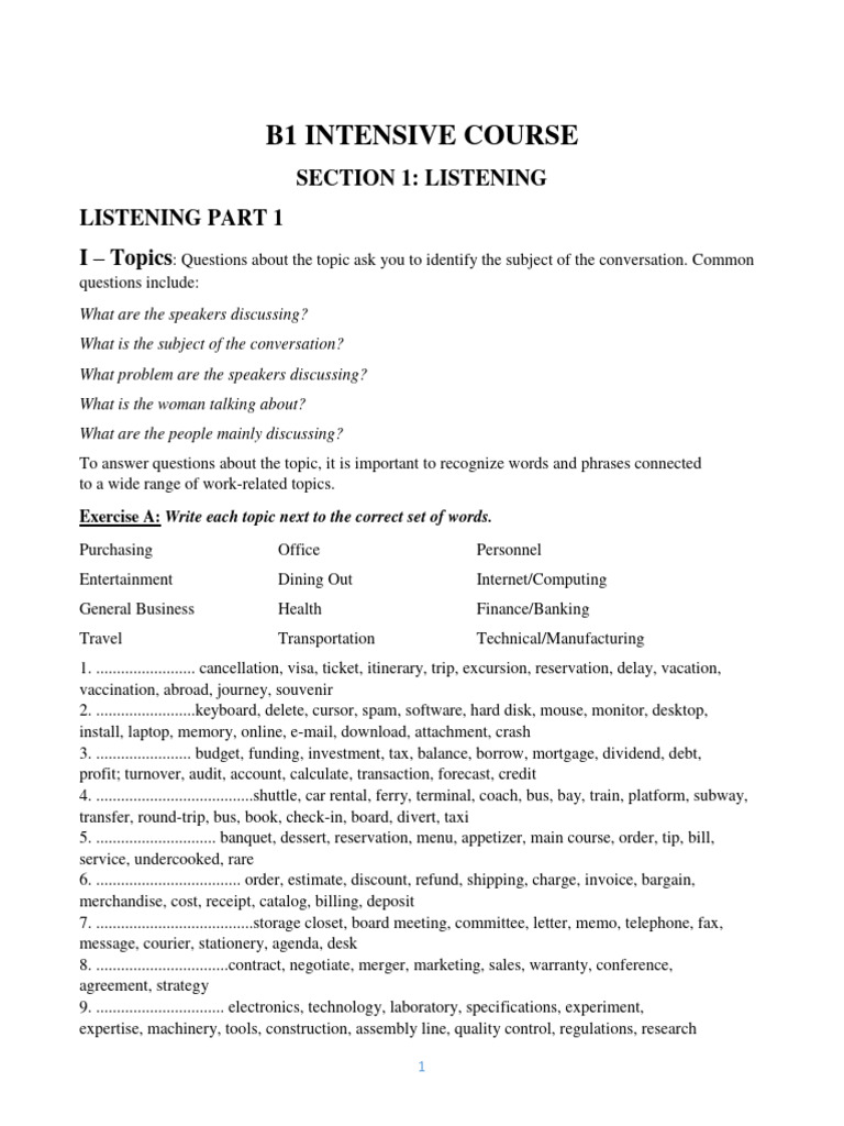 Ôn Thi B1 Final | PDF | Advertising | Question