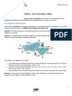 Formules de Perimetre