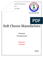 Soft Cheese Manufacture