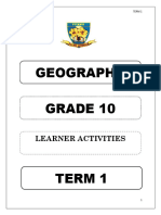 Grade 10 LEARNER ACTIVITIES English