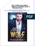 Allys Wolf A Billionaire Shifter Romance Maid For The Shifter Book 1 Charlene Perry Full Chapter