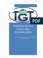 TGT - Tool - Training - Documents - Indigo2.0.19 & SNL9