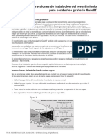 QuietR Rotary Duct Liner Installation Guideline Instructions - Spanish
