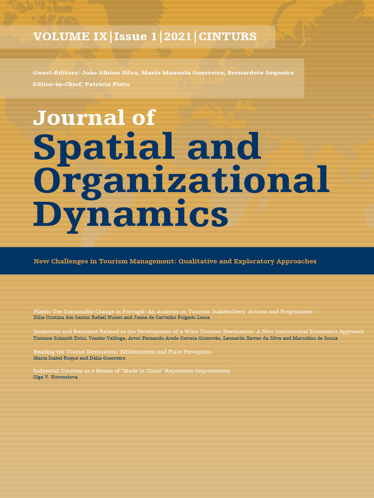Journal of spatial and organizational dynamics pdf sustainability