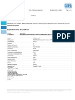 Especificaciones Del Producto: Arauco