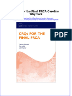 Crqs For The Final Frca Caroline Whymark Full Chapter