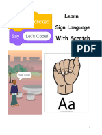 Learn Sign Language With Scratch