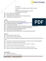 Lista de Documentação MicroEntidade TVDE