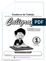 Cuadernillo Caligrafía Palmer 1 Me360