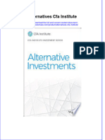 Alternatives Cfa Institute Full Chapter