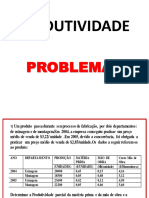 PROBLEMAS DE PRODUTIVIDADE 2021