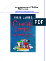 Cuando Somos Enemigos 1A Edition Abril Lainez full chapter