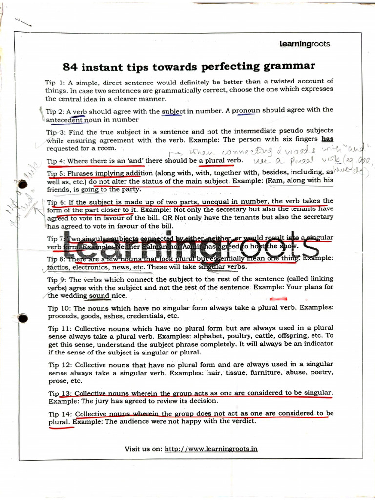 83 Grammar Rules | PDF
