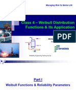 Class 4 - Weibull Distribution Function and Its Application