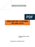 Analisis de La Norma Iso 9001-2015