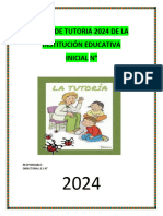 PLAN DE TUTORIA- INICIAL 2024