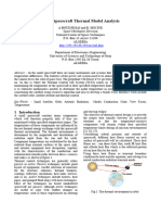 Small Spacecraft Thermal Model Analysis