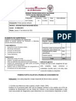 Técnicas de Evaluación Primer Parcial Ordinario 01-2022