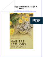Habitat Ecology and Analysis Joseph A Veech Full Chapter
