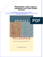 Americas Philosopher John Locke in American Intellectual Life Claire Rydell Arcenas 2 Full Chapter